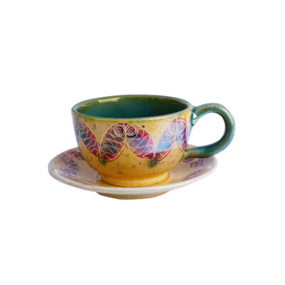 Persian Teacup Set with Saucer – Rayan Ceramic Design