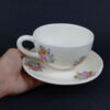 Persian Teacup with Saucer - Garden Ceramic Design