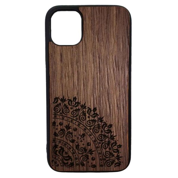 Wooden Persian-Inspired Mobile Phone Case for Samsung & iPhone
