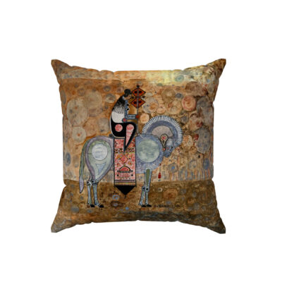 Stunning Cushion Cover – Persian Printed Soldier Design