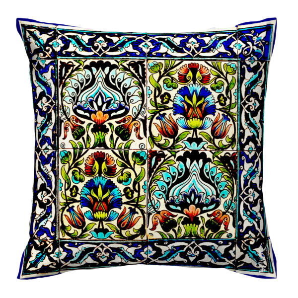 Stunning Cushion Cover - Traditional Printed Shahian Design