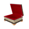 Handcrafted Wooden Jewelry Box with Persian Khatam Birds Pattern