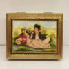 Decorative Wooden Jewelry Box with Handcrafted Persian Khatam Design
