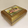 Decorative Wooden Jewelry Box with Handcrafted Persian Khatam Design