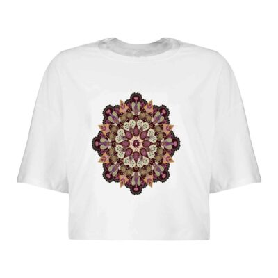 Women’s Short Sleeve Crop Top Model Magic