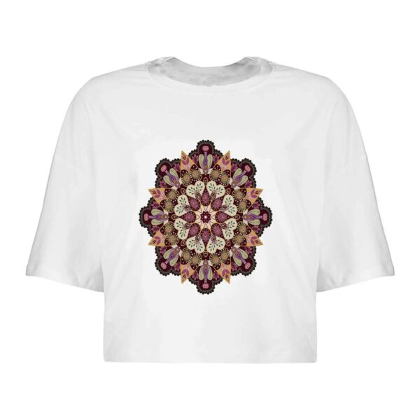 Women's Short Sleeve Crop Top Model Magic