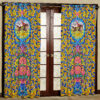 Printed Velvet Eyelet Curtain – Floral Siavash