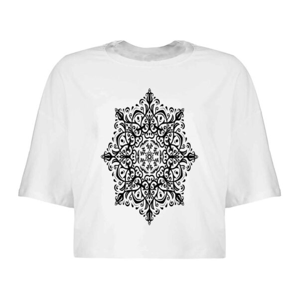 Women's Short Sleeve Crop Top Model Amitis