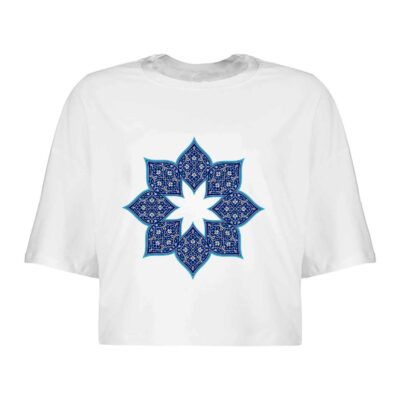 Women’s Short Sleeve Crop Top Model Sima