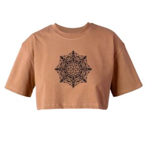 Women’s Short Sleeve Crop Top Model Shiva
