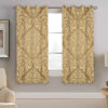 Printed Velvet Eyelet Curtain – Floral Nikan