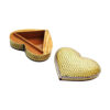 Handcrafted Wooden Jewelry Box with Persian Khatam Heart Style