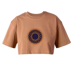 Women’s Short Sleeve Crop Top Model Tiana