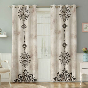 Velvet Eyelet Punch Curtain