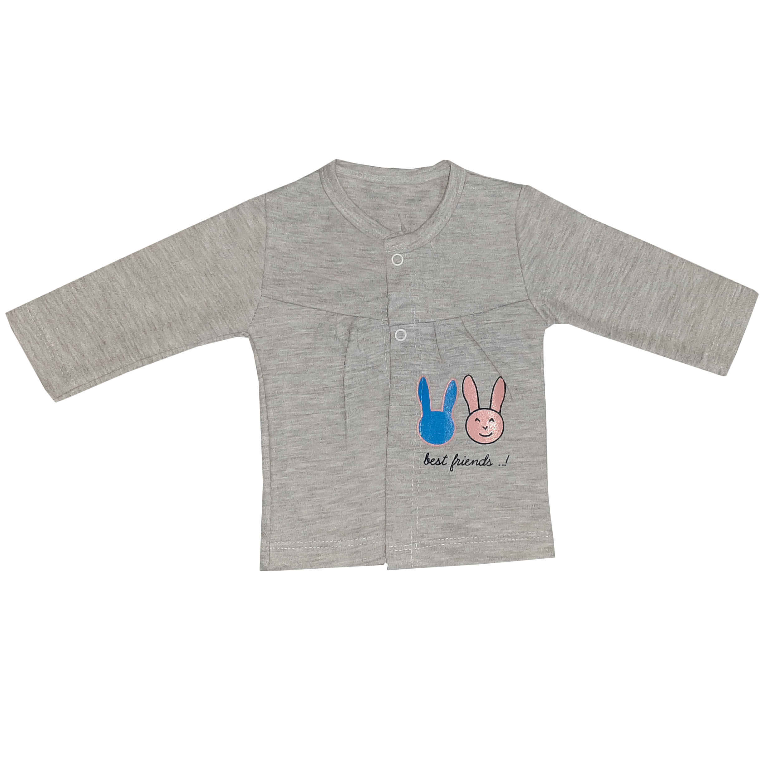 Long Sleeve Shirt Set Rabbit Pattern Model Lite (3 Pcs)