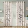 Printed Velvet Persian Eyelet Curtain – Calligraphy Sahar