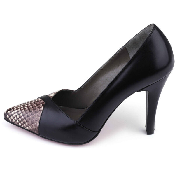 Women's Leather High Heels Shoes Model Helen