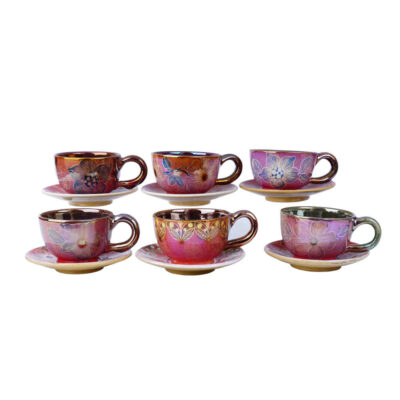 Persian Teacup Set with Saucer – Dream Ceramic Design