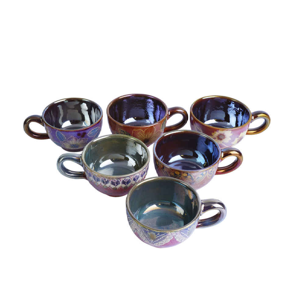 Persian Teacup Set with Saucer – Jordan Ceramic Design