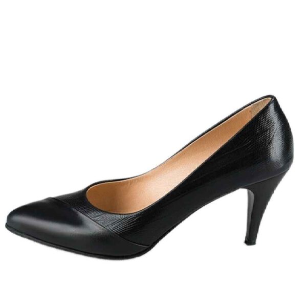 Women's Leather High Heels Shoes Model Tina