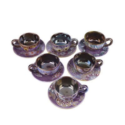 Persian Teacup Set with Saucer – Soshia Ceramic Design