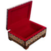 Handcrafted Wooden Jewelry Box with Persian Khatam Feryal Design