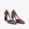 Women's Leather High Heels Shoes Model Samantha