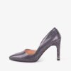 Women's Leather High Heels Shoes Model Samantha
