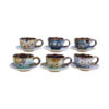 Persian Teacup Set with Saucer - Skakil Ceramic Design