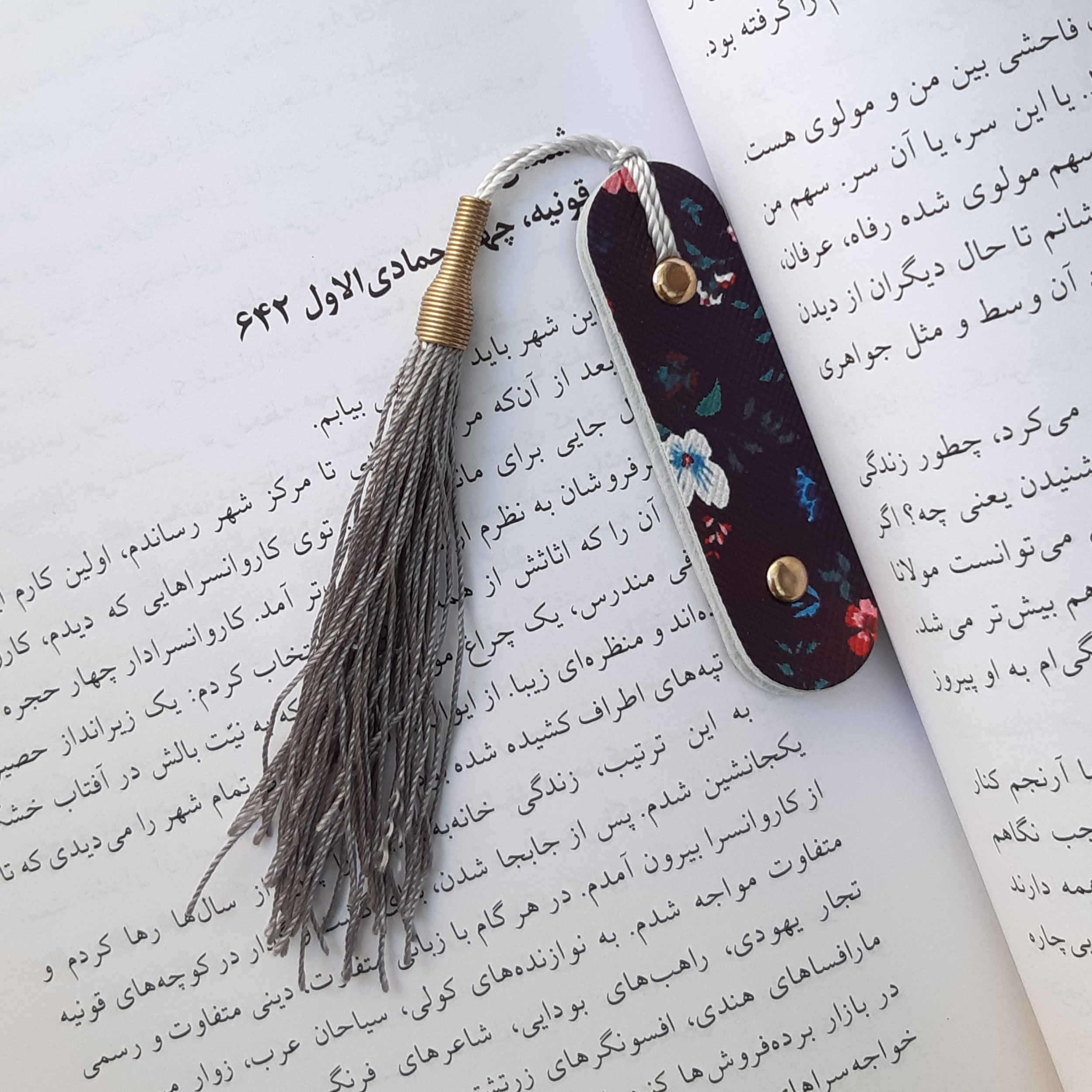 Black Leather Bookmark Model Golgoli
