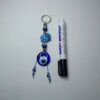 Blue Evil Eye Keychain - Elephant Model
