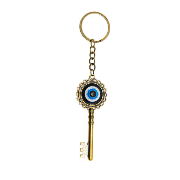 Blue Evil Eye Keychain - Key Model