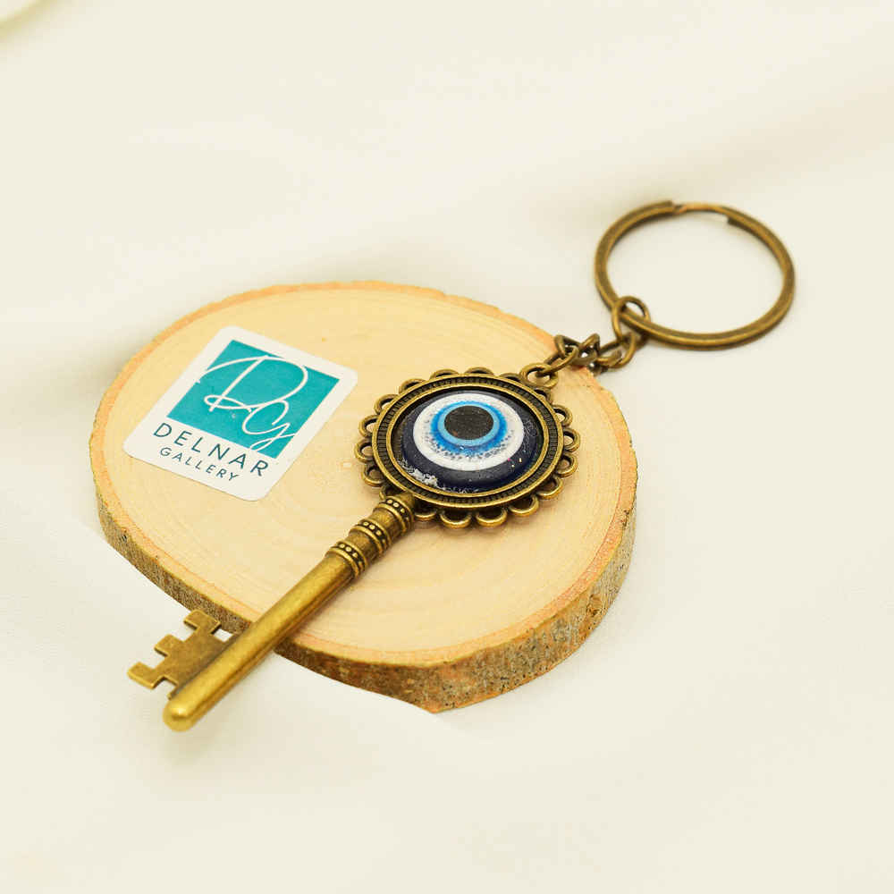 Blue Evil Eye Keychain – Key Model