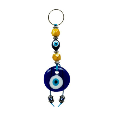Blue Evil Eye Keychain – Mohrei Model
