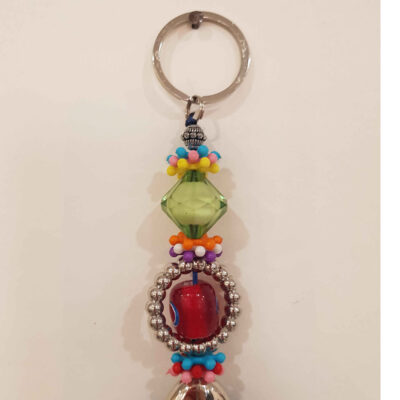 Blue Evil Eye Keychain – Ottoman Model