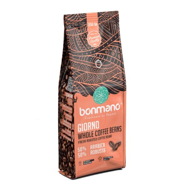 Bonmano Fresh Roasted Whole Coffee Beans Model Giorno 250 gr