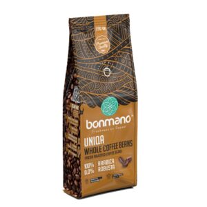 Bonmano Fresh Roasted Whole Coffee Beans Model Uniqa 250 gr