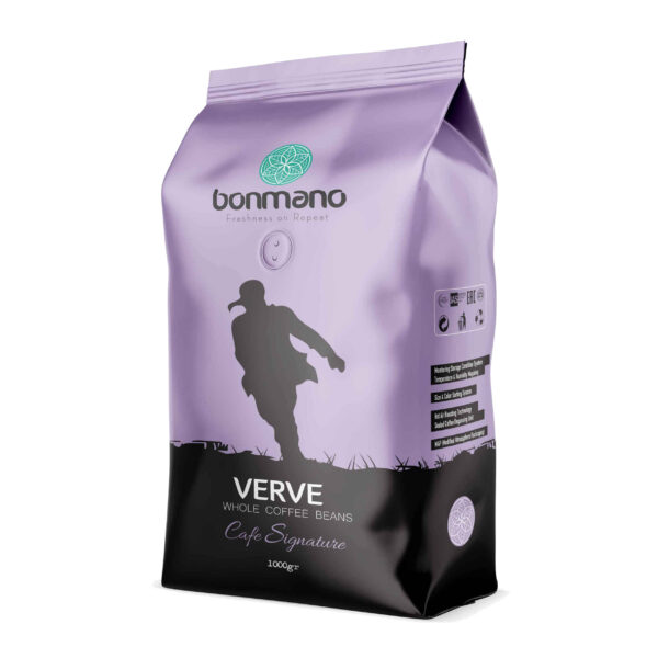 Bonmano Fresh Roasted Whole Coffee Beans Model Verve 1000 gr
