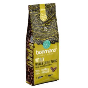 Bonmano Fresh Roasted Whole Coffee Beans Model Vitaly 250 gr