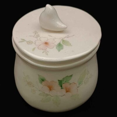 Ceramic Storage Jar – Stylish Storage for Coffee, Tea, & More, Birds & Flower