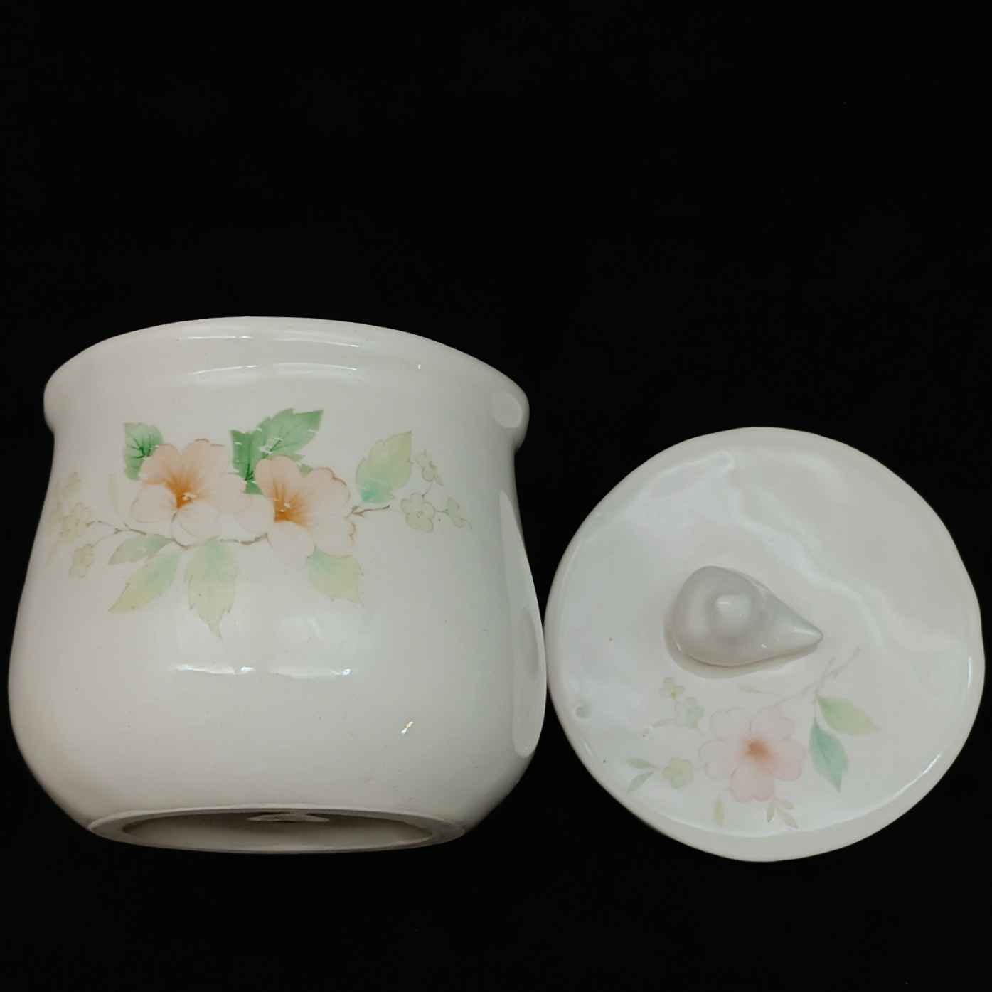 Ceramic Storage Jar – Stylish Storage for Coffee, Tea, & More, Birds & Flower