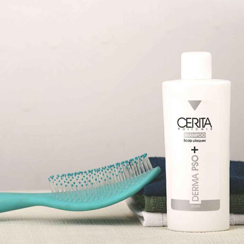 Cerita Derma PSO+ Scalp Plaques Hair Shampoo for All Hair Types – Relieves Plaques & Itching (Pack of 2)