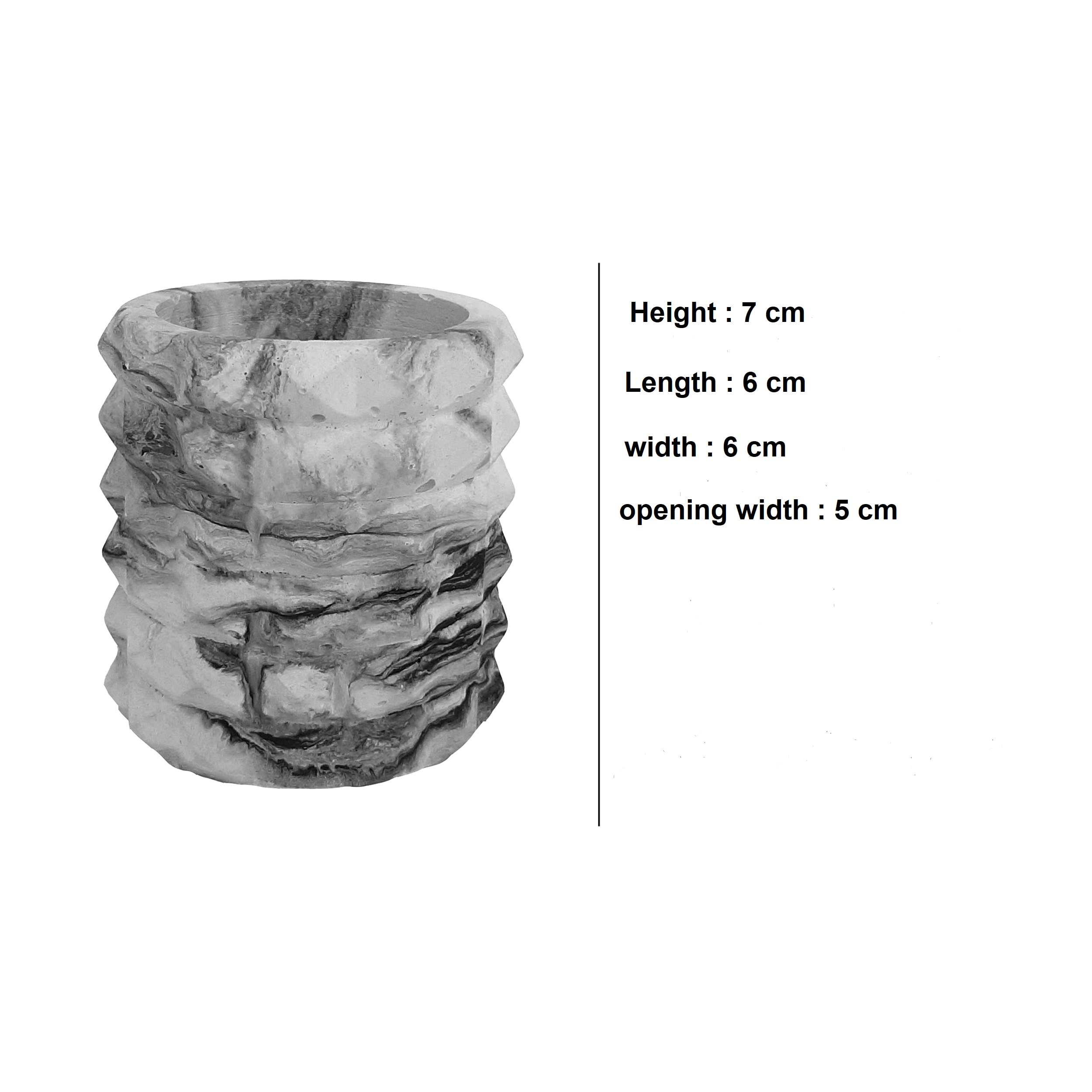 Dana Edition – Contemporary Concrete Pen Organizer for Desk