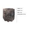 Star Shine – Concrete Pen Holder with Marble Design Accents