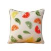 Punch Needle Cushion Cover - Embroidered Fruit Design