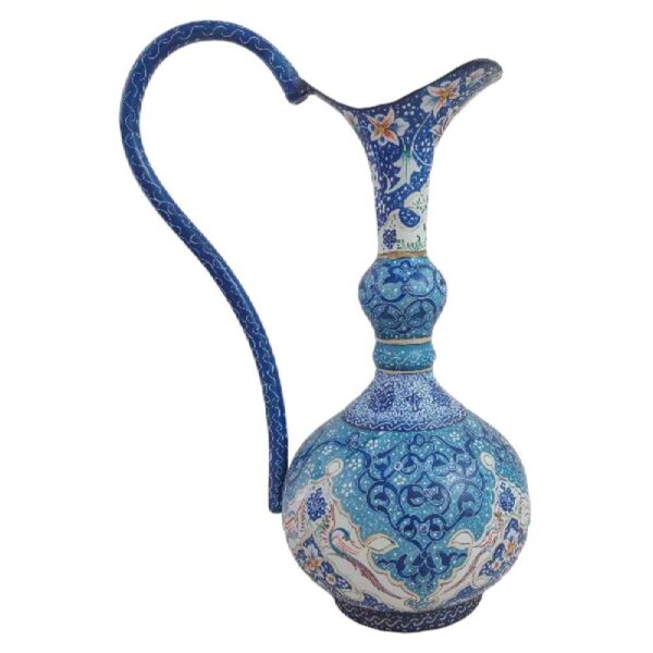 Decorative Minakari Copper Pitcher Model Raha