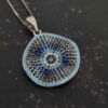 Silver Necklace with Evil Eye Theme Nahal