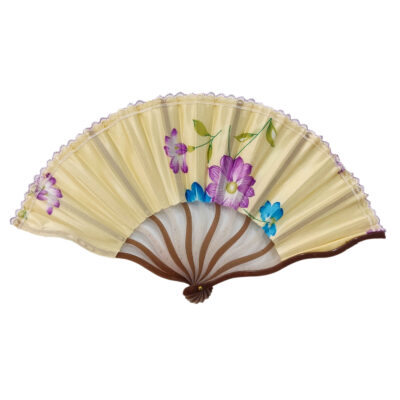 Compact Folding Hand Fan – Foldable Floral Design, Kiana Model