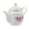 Porcelain Serving Teapot in White with Floral Design Katayoun