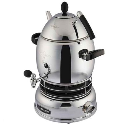 Gas Samovar Tea Maker with Teapot Modern Design 5-Liter